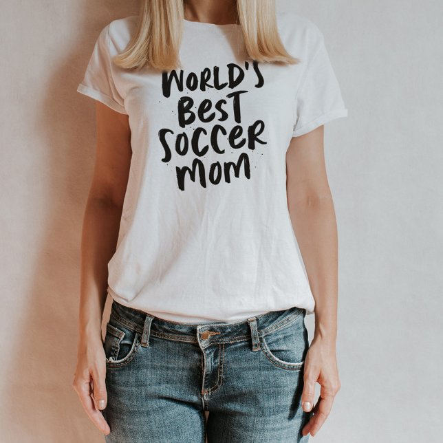 Världens bästa fotboll mamma trendig snyggt T-Shir T Shirt (Skapare uppladdad)