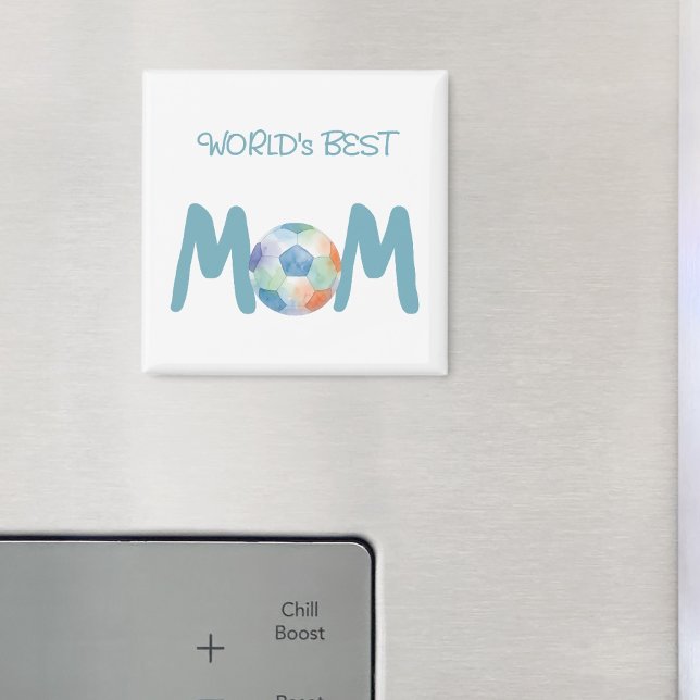 Världens Bästa Fotbollsmamma Morsdagspresent Magnet (Skapare uppladdad)