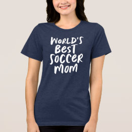 Världens bästa fotbollsmamma trendig snygg T-Shirt