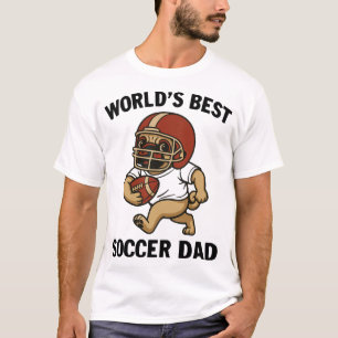 Världens Bästa Fotbollspappa - Mops spelare T Shirt