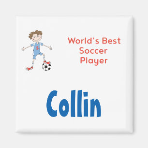 Världens bästa fotbollsspelare magnet