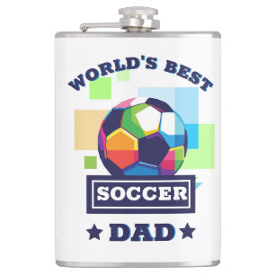 Världens bästa fotbollsspelare Pappa Fars dag Fickplunta
