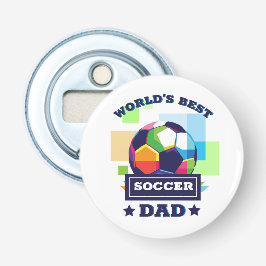 Världens bästa fotbollsspelare Pappa Fars dag Flasköppnare