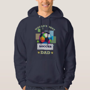 Världens bästa fotbollsspelare Pappa Fars dag Hoodie