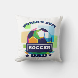 Världens bästa fotbollsspelare Pappa Fars dag Kudde