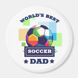 Världens bästa fotbollsspelare Pappa Fars dag Magnet