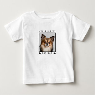 Världens bästa fotfoto av Pet-foten i Pappa Tass a T Shirt