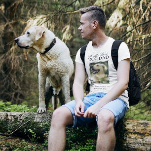 Världens bästa fotfoto i Hund Pappa T Shirt