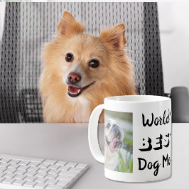 Världens bästa fotnoter för Personligen Hund Mamma Kaffemugg