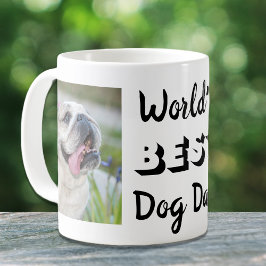 Världens bästa fotnoter för Personligen Hund Pappa Kaffemugg