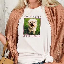Världens bästa foto för Mamma Rosa Tass avtryck Pe T Shirt