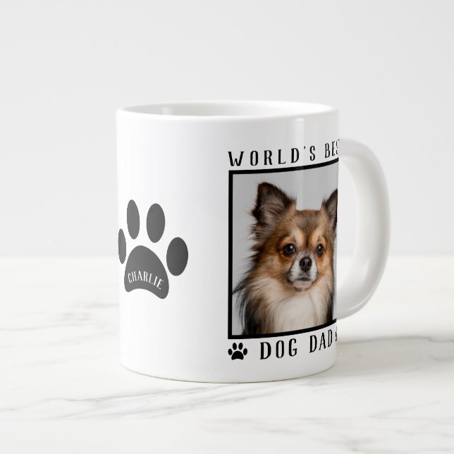 Världens bästa fotoutfoto för Pet-foten Hund Namn  Jumbo Mugg (Framsida höger)