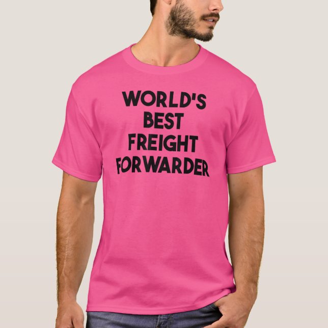 Världens bästa fraktförare t shirt (Framsida)