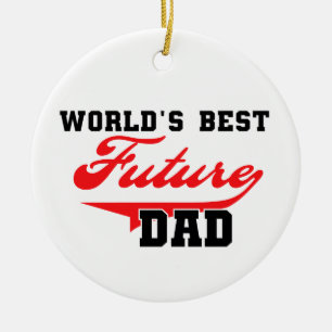 Världens bästa framtidsgåvor från Pappa Julgransprydnad Keramik