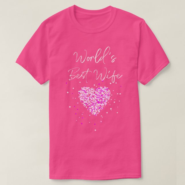 Världens bästa fru Bröllop-årsdag 1 T Shirt (Design framsida)
