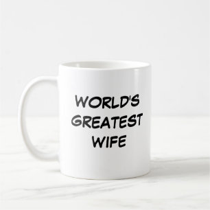 "Världens Bästa Fru"-Mugg Kaffemugg