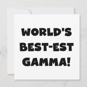 Världens bästa Gamma Black and White