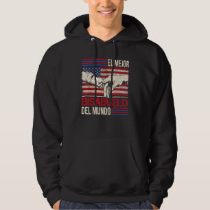 Världens Bästa Gammelfarfar American Flag Dec Hoodie