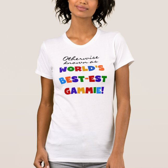 Världens bästa Gammie T-shirts och presenter (Framsida)
