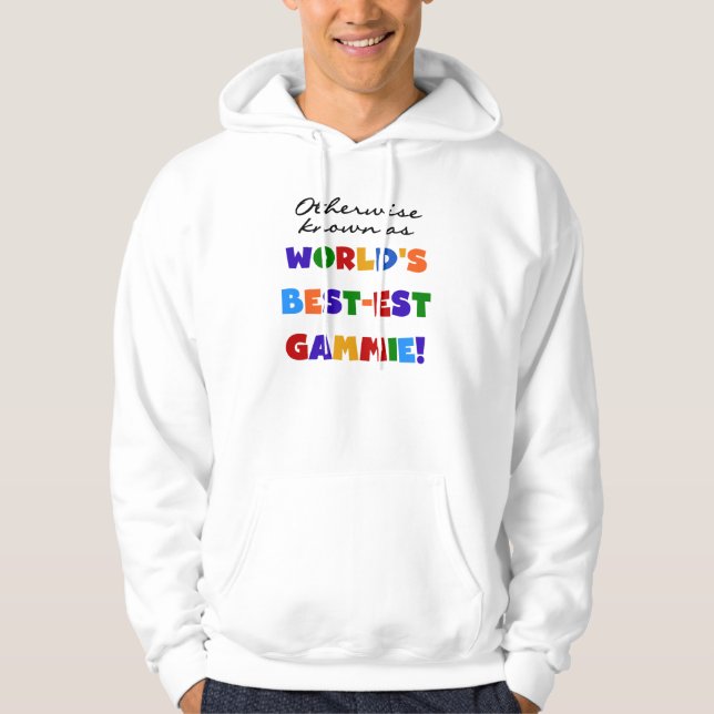 Världens bästa Gammie T-shirts och presenter Sweatshirt (Framsida)