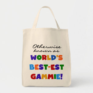 Världens bästa Gammie T-shirts och presenter Tygkasse