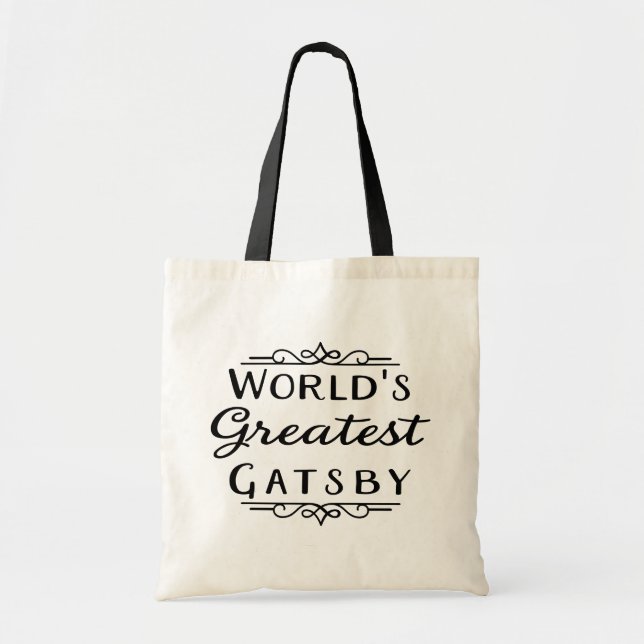 Världens bästa Gatsby Tygkasse (Framsidan)