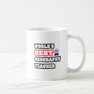 Världens bästa geografiska lärare kaffemugg