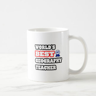 Världens bästa geografiska lärare kaffemugg