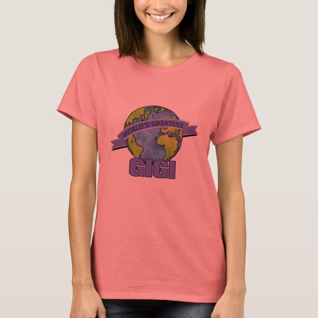 Världens Bästa Gigi T Shirt (Framsida)