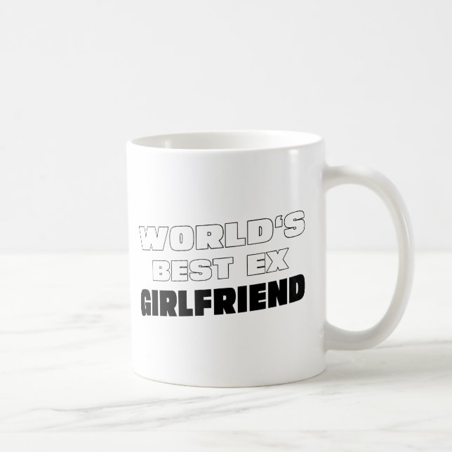 VÄRLDENS BÄSTA GIRLFRIEND-gåvor för det bästa exem Kaffemugg (Höger)