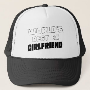 VÄRLDENS BÄSTA GIRLFRIEND-gåvor för det bästa exem Keps