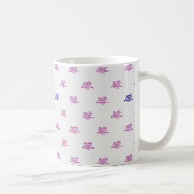 Världens bästa Godmor Mönster Kaffemugg (Höger)
