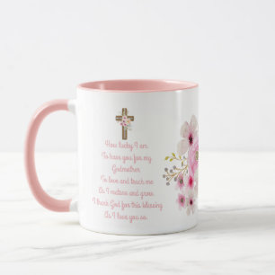 Världens bästa GODMOTHER MUGG DIKT, Personlig