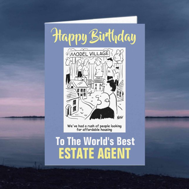 Världens bästa Gods Agent - Grattis på födelsedage Kort (Skapare uppladdad)