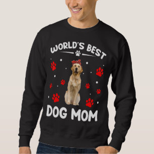 Världens bästa Golden Retriever Hund Funny Mor Lång Ärmad Tröja