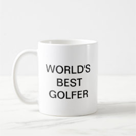 Världens bästa golfer kaffemugg