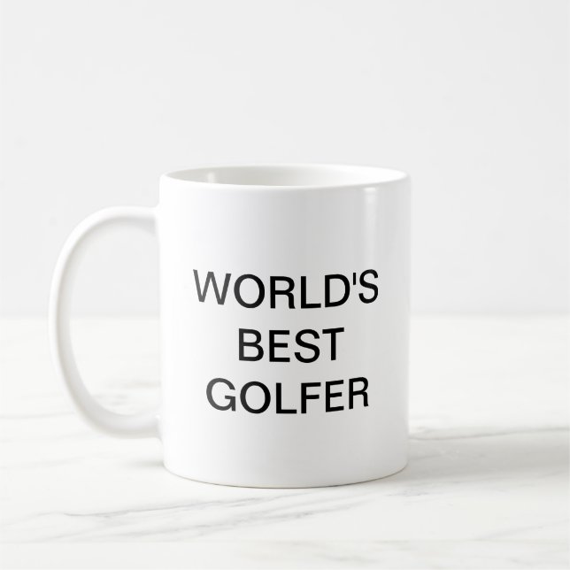 Världens bästa golfer kaffemugg (Vänster)