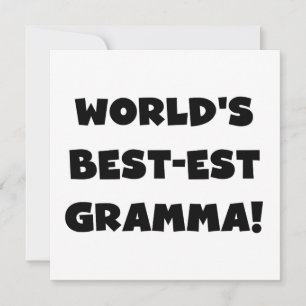 Världens bästa Gramma Black eller White