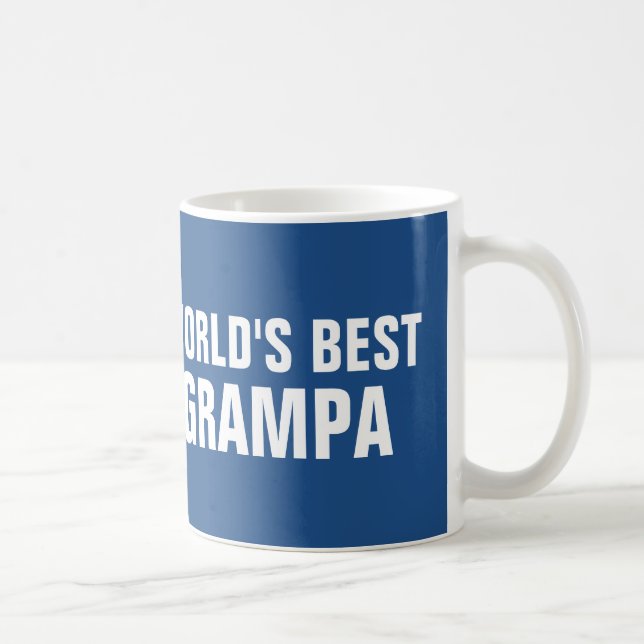 Världens bästa Grampa Kaffe koppar (Höger)