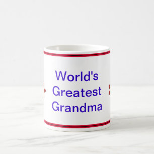VÄRLDENS BÄSTA GRANDMA COFFEE ELLER TEA MUGG