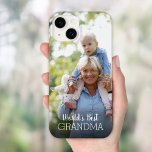 Världens bästa Grandma Mors dag Anpassningsbar Pho<br><div class="desc">Anpassningsbarnas utskrivna telefonfodral personlig med ditt foto- och anpassningsbar Mors dag-meddelande. Lägg till ett foto med din mor eller mormor och använda verktygen i designen för att skriva ditt eget meddelande och lägg till ditt namn. Anpassa den om du vill ändra texten typsnitt och färg eller lägga till fler foton...</div>