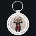 Världens bästa Grandpa Funny Photo Anpassningsbar  Nyckelring<br><div class="desc">Den här berömvärda nyckelkedjan skulle ge en gåva från fantastisk till din morfar på fars dag! Lägg enkelt till ditt foto genom att klicka på alternativet "Anpassa den här mallen". Du kan också ändra text, typsnitt, brev storlek & färg. Om du har några designrelaterade frågor, tveka inte att kontakta oss....</div>