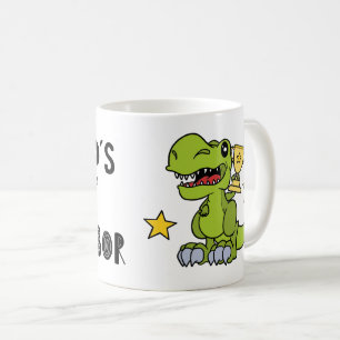 Världens bästa granne, Dinosaur, Funny, Cute Kaffemugg