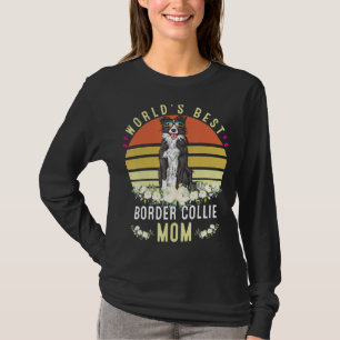 Världens bästa Gräns Collie Mamma Hund Mamma Funny T Shirt