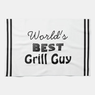Världens bästa Grill Guy Kökshandduk