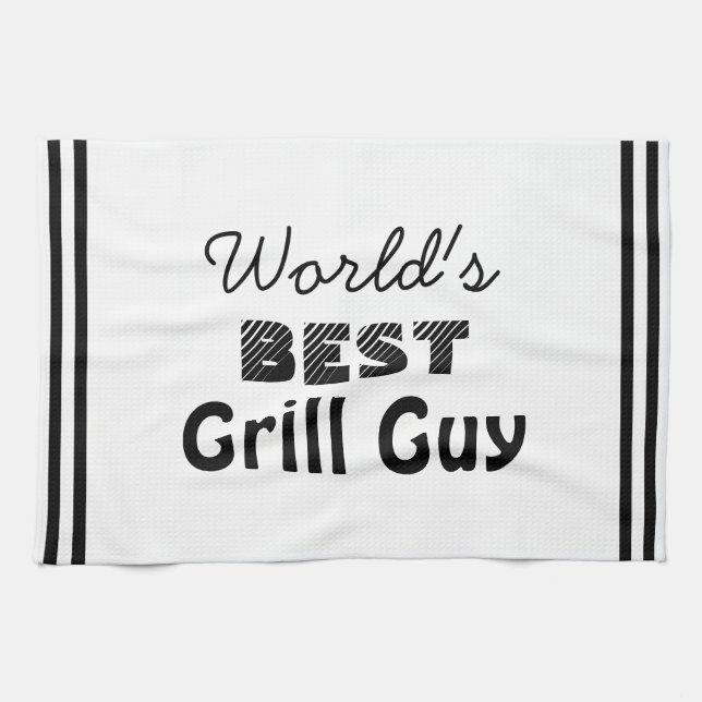 Världens bästa Grill Guy Kökshandduk (Horisontell)