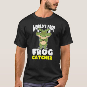 Världens bästa groda catcher barn 10 flickor och p t shirt