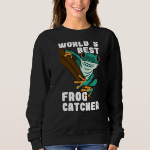 Världens bästa groda catcher barn pojkar och flick t shirt