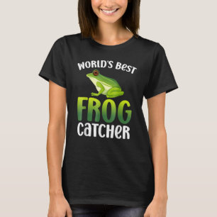 Världens bästa groda Catcher Boys Girls Kids Frog T Shirt