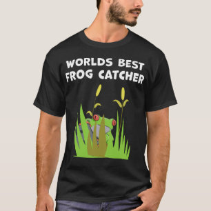 Världens bästa groda Catcher Gift Sjö Amphibian Fl T Shirt